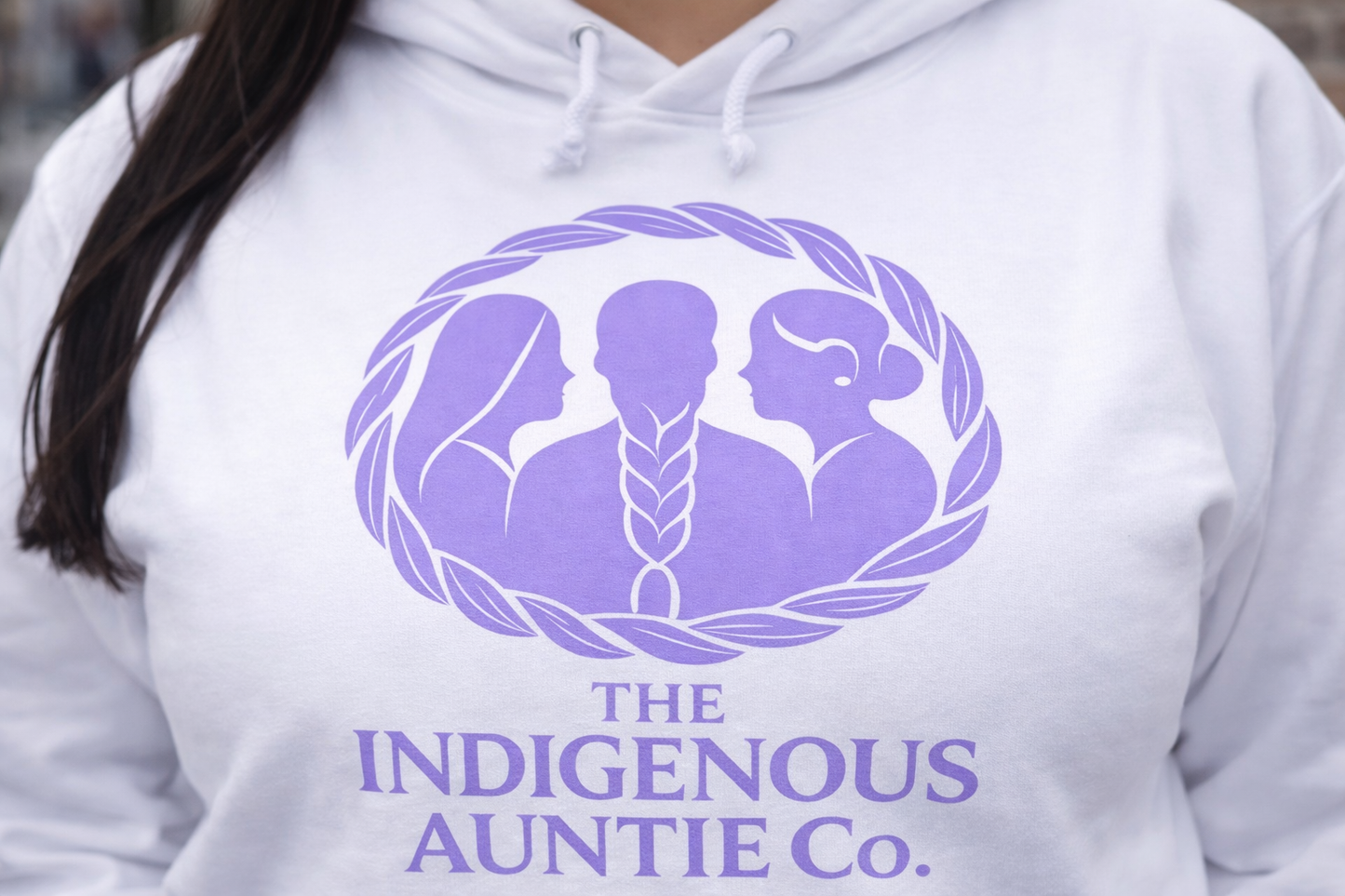 Valentine’s Day PURPLE Hoodie - The Indigenous Auntie Co.