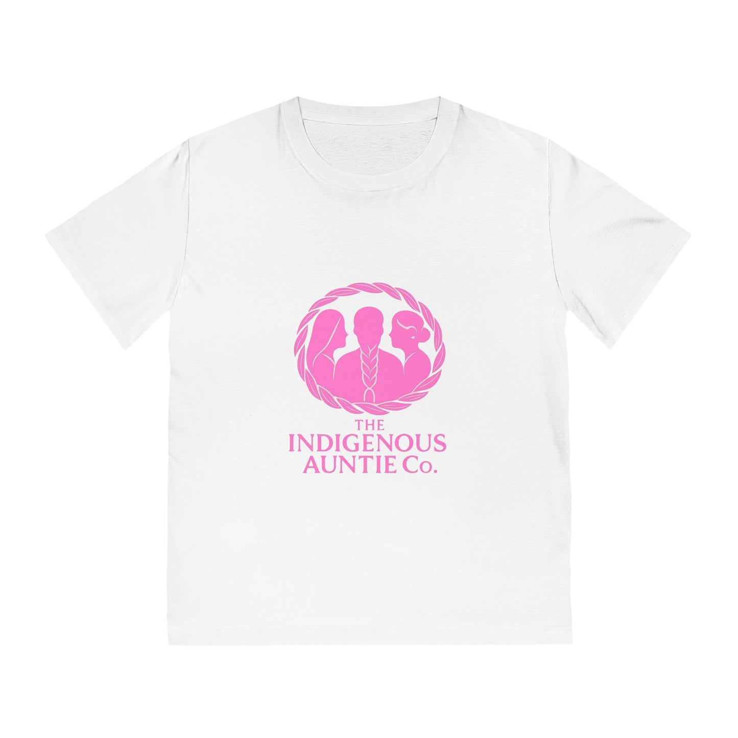 Indigenous Auntie Co. Valentine’s Day Pink Logo T-Shirt