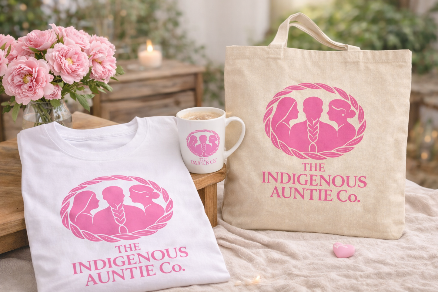 Valentine’s Day PINK Canvas Tote